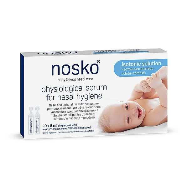 Ser fiziologic, Nosko | 20 monodoze x 5 ml CEUMED — preț și oferte