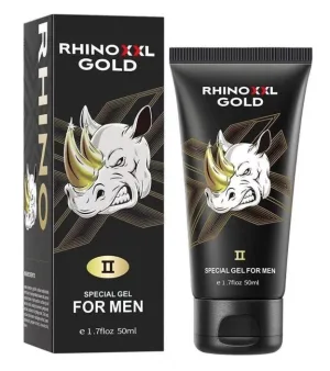 Rhino XXL Gold II – gel special pentru barbati, ediție premium - 50 ml
