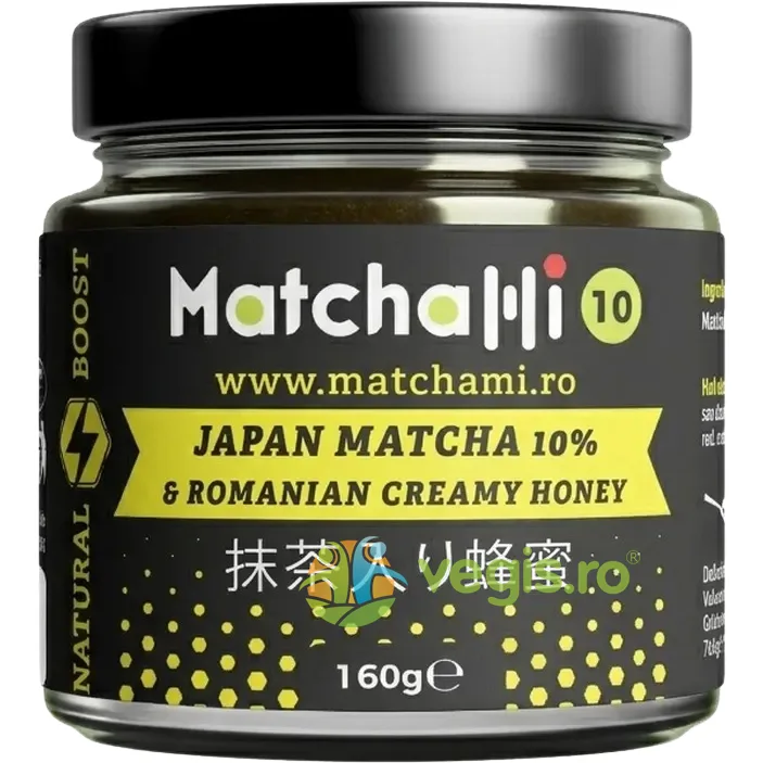 Miere cu Matcha 10% Matchami 160g Apidava Cosmetic Line — preț și oferte
