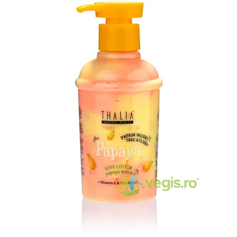 Lotiune de Corp cu Extract de Papaya + Vitamina E + Pantenol Papaya Delight Take a Flight 250ml Thalia — preț și oferte