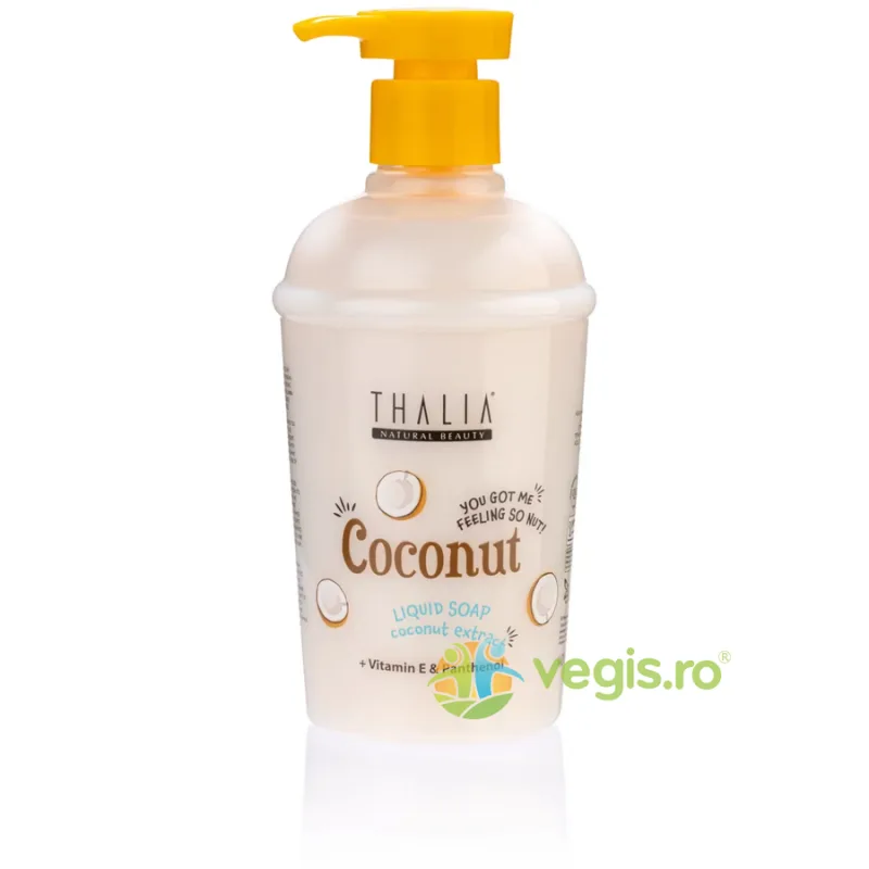 Sapun Lichid cu Extract de Cocos + Vitamina E + Pantenol You Got Me Feeling so Nut 400ml Thalia — preț și oferte