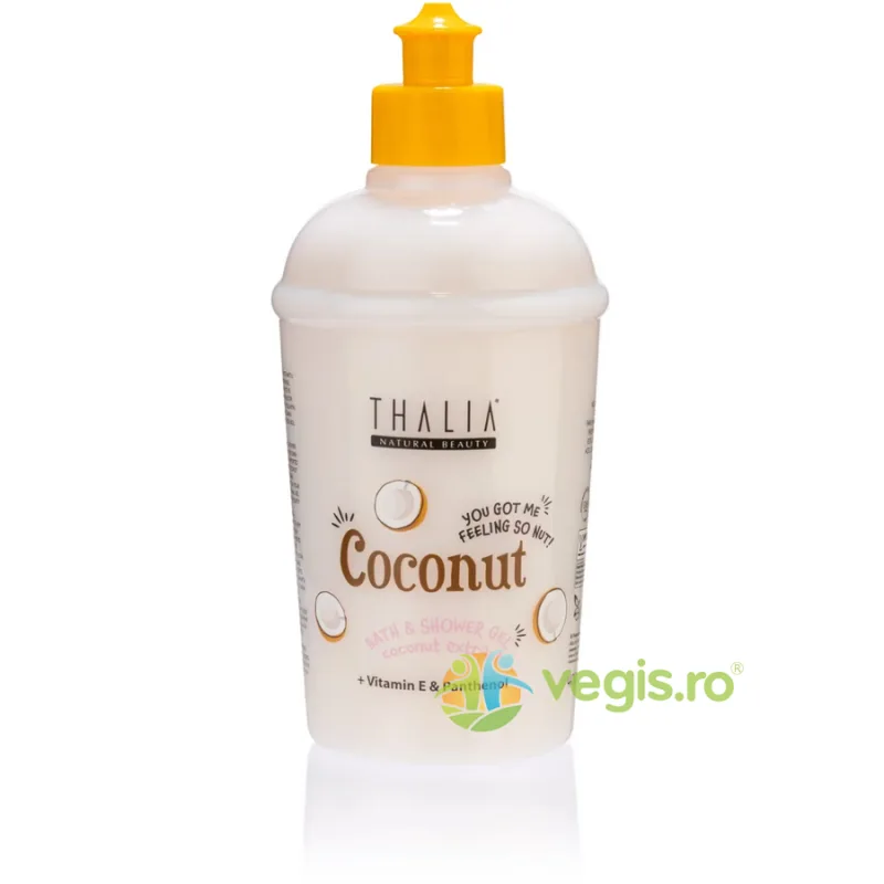 Gel de Dus cu Extract de Cocos + Vitamina E + Pantenol You Got Me Feeling so Nut 400ml Thalia — preț și oferte