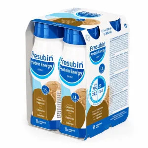 Fresubin Protein Energy Drink, Aroma de Cappuccino, 4x200ml, Fresenius Kabi