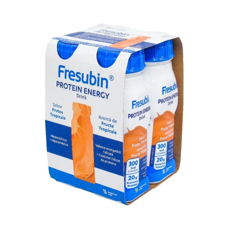 Bautura Fresubin Protein Energy 1,5kcal cu aroma de fructe tropicale, 4x200ml, Fresenius Kabi Fresenius Kabi Germania — preț și oferte