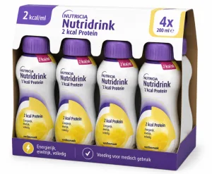 Nutridrink Protein 2 kcal cu Aromă de Vanilie, 4 x 200 ml, Nutricia