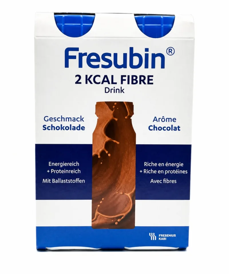 Băutură Fresubin 2 kcal Fibre Drink cu Aromă de Ciocolată, 4 x 200 ml, Fresenius Kabi Fresenius Kabi Germania — preț și oferte