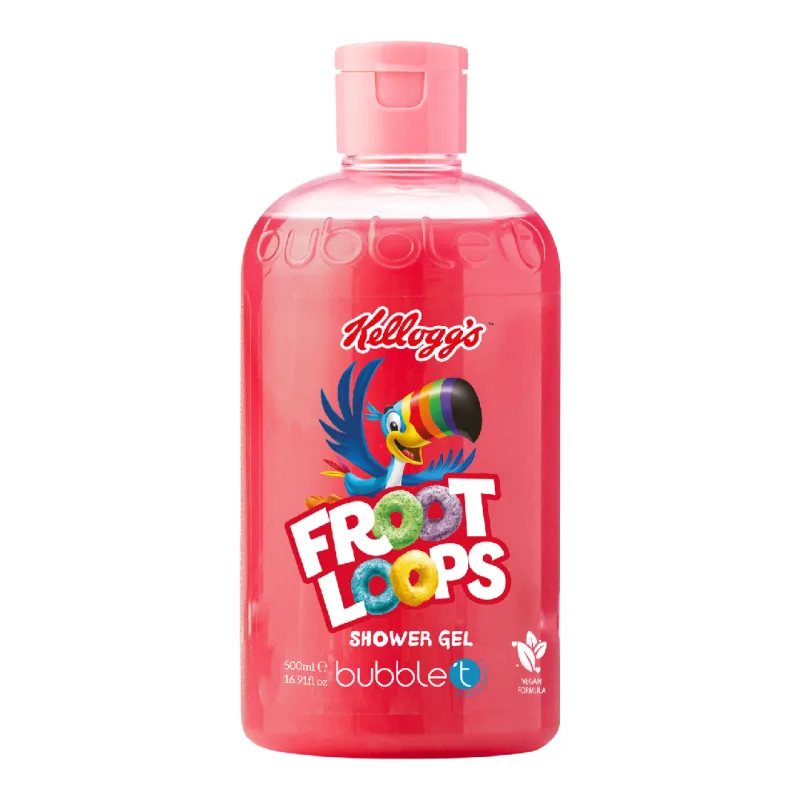Gel de dus si baie, Kellogg’s Fruit Loops, 500ml, Bubble T — preț și oferte