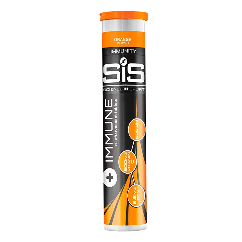 Tablete efervescente de hidratare cu vitamina C si fier Immune, 20 tablete, Sis — preț și oferte