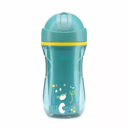 Canuta sport termorezistenta turcoaz cu pai 14 luni+, 266ml, Chicco — preț și oferte