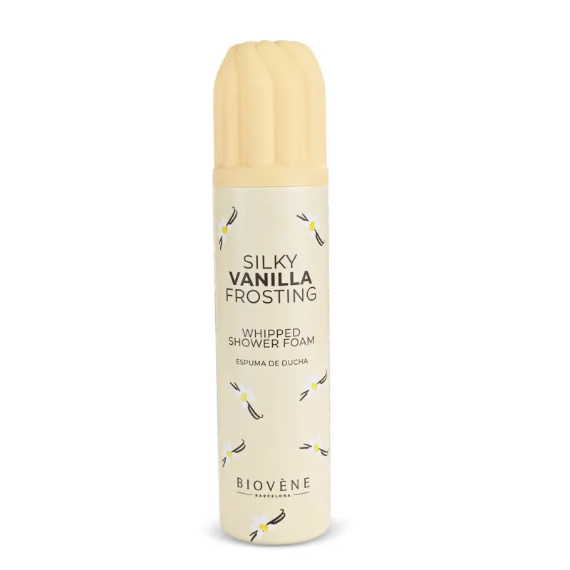 Gel de dus spuma Silky Vanilla Frosting, 250ml, Biovene — preț și oferte