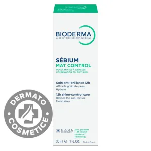 Crema cu efect matifiant Sebium Mat Control, 30ml, Bioderma