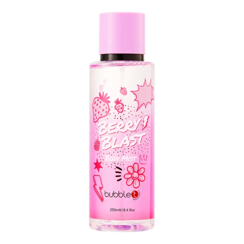 Body Mist cu parfum de fructe de padure, 250ml, Bubble T — preț și oferte