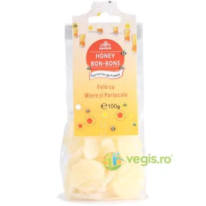 Bomboane (Felii) cu Miere si Portocala 100g