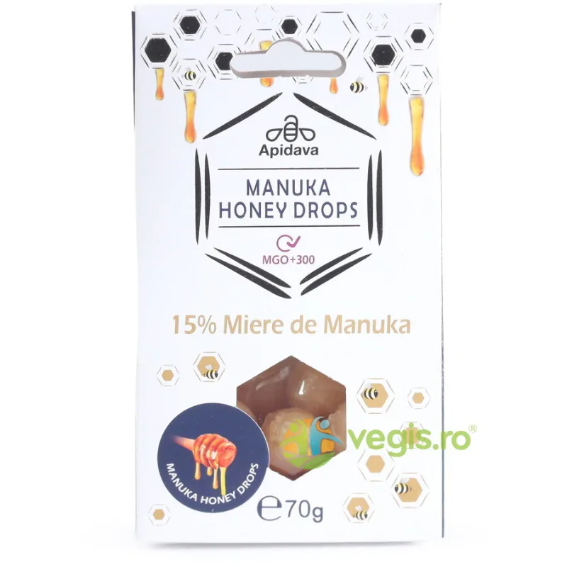 Bomboane cu Miere de Manuka 70g Apidava Cosmetic Line — preț și oferte