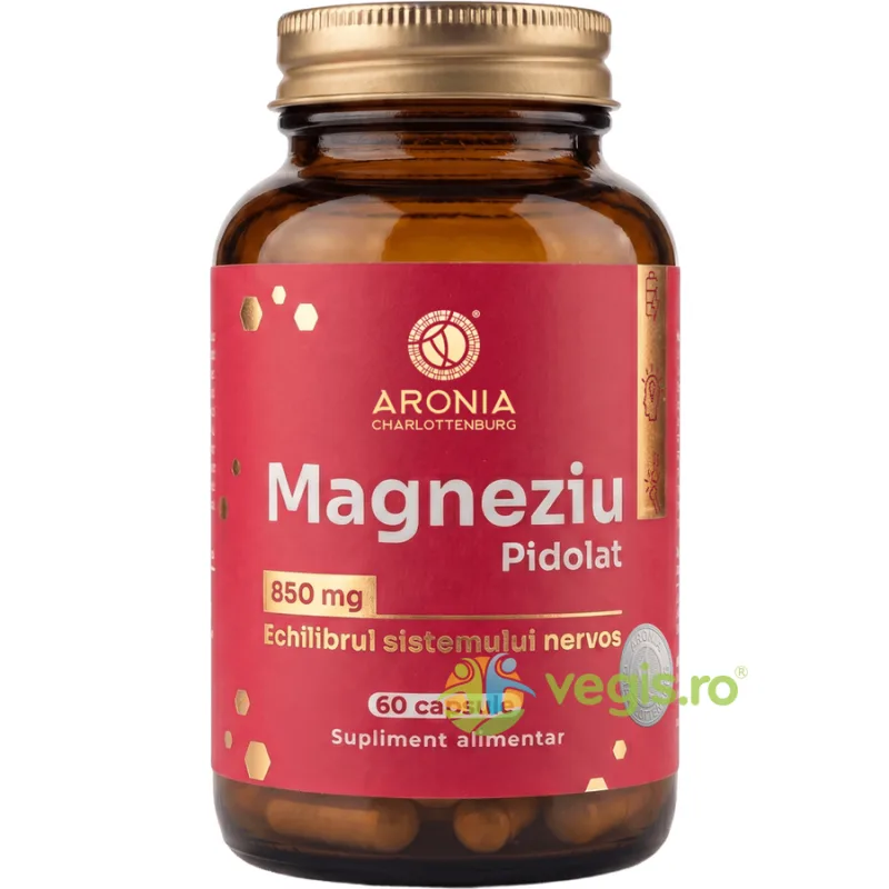 Magneziu Pidolat 850mg 60cps Aronia Charlottenburg — preț și oferte