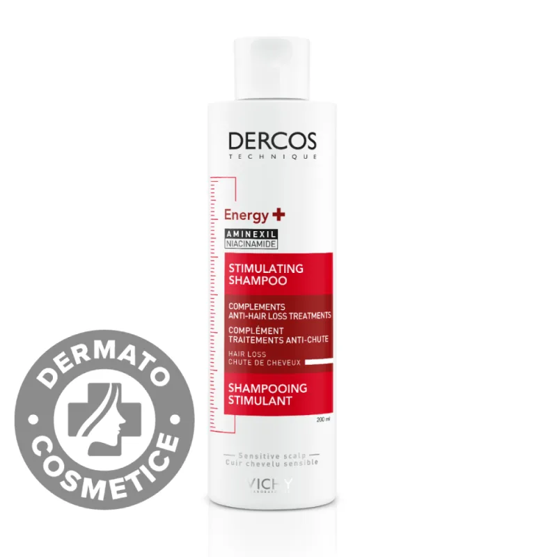 Sampon energizant impotriva caderii parului cu aminexil Energy+ Dercos, 200ml, Vichy — preț și oferte