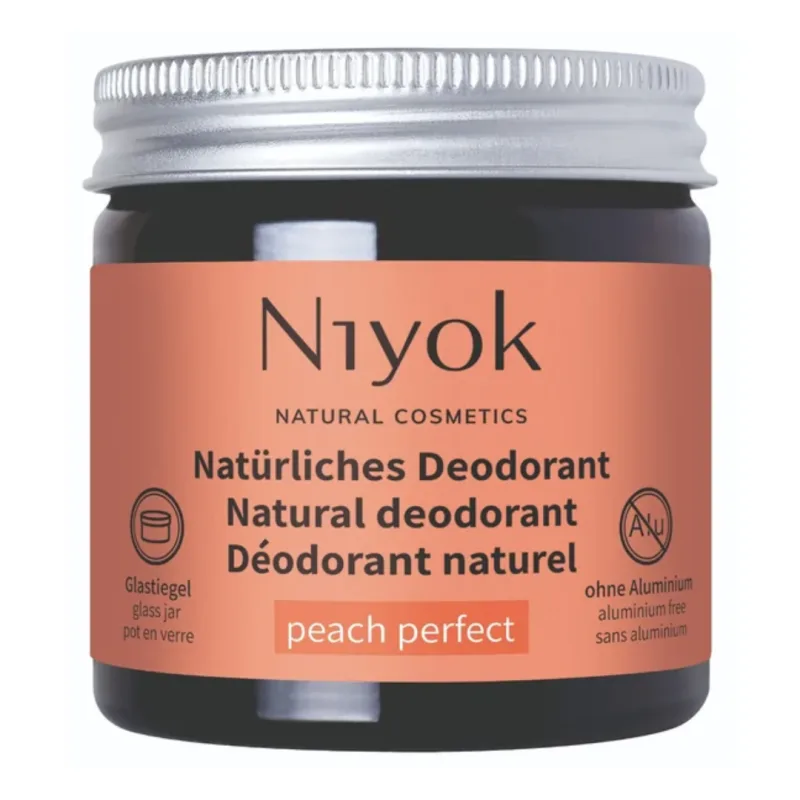 Deodorant crema cu aroma de Piersica, 40ml, Niyok — preț și oferte