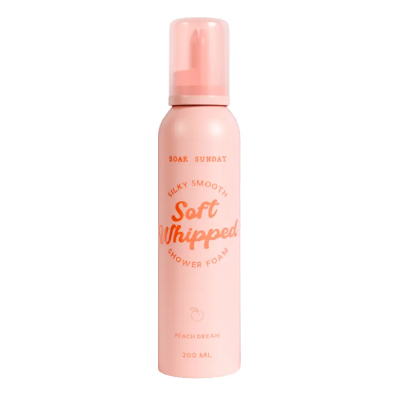 Spuma de dus cu aroma de piersica Soft Whipped, 200ml, Soak Sunday — preț și oferte