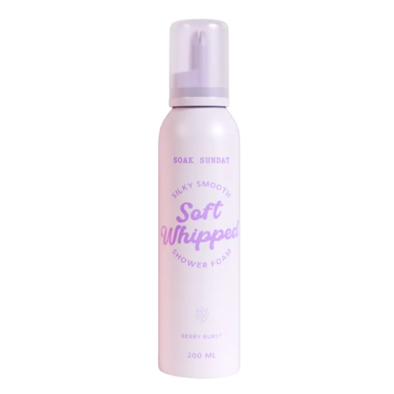 Spuma de dus cu aroma de fructe de padure Soft Whipped, 200ml, Soak Sunday — preț și oferte
