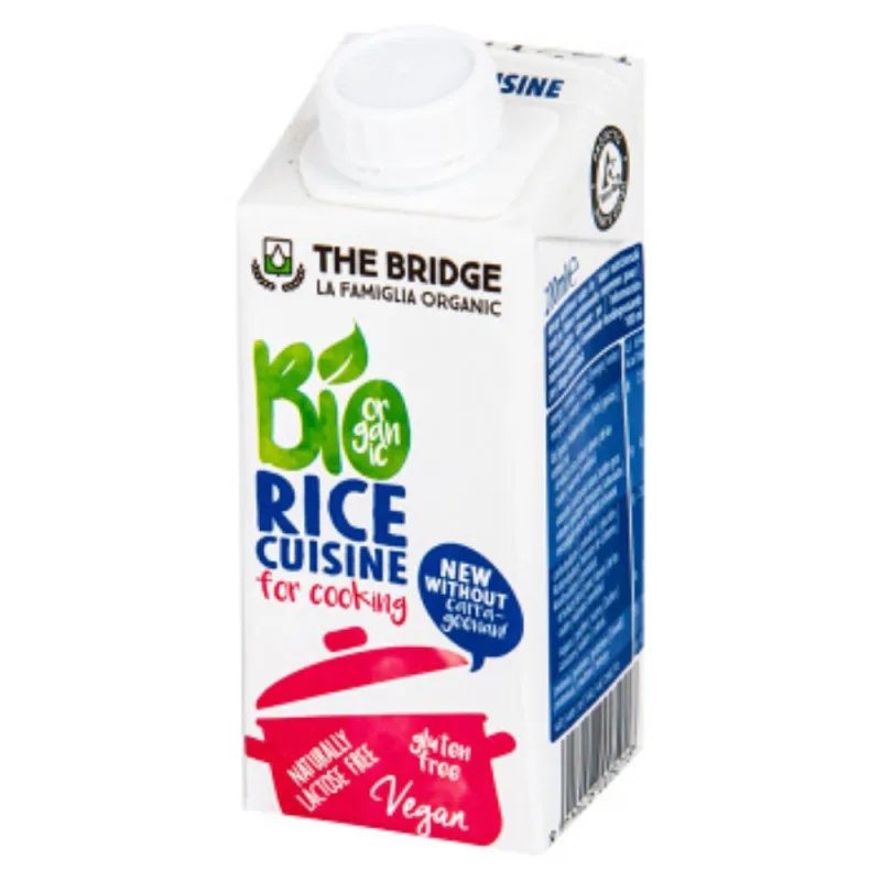 Smantana din orez 200ml BIO - vegana - The Bridge — preț și oferte