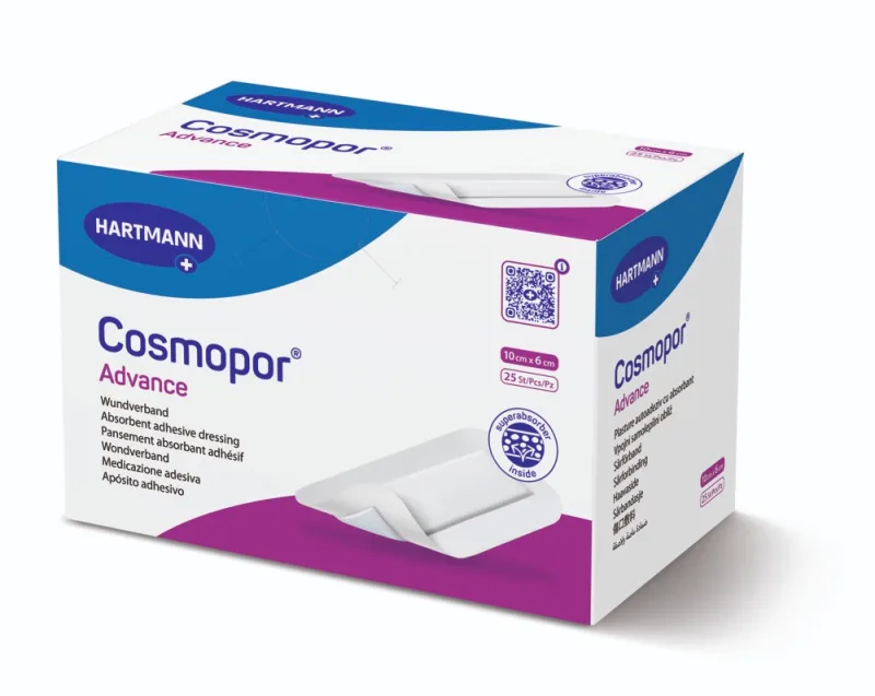 Hartmann Cosmopor Advance Plasture 10 cm x 6 cm 25 bucati — preț și oferte