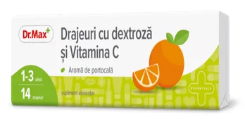 Dr. Max Drajeuri cu dextroza si vitamina C​, 14 drajeuri — preț și oferte