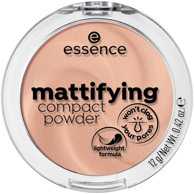Pudra compacta matifianta 02 - Soft Beige, 12g, Essence — preț și oferte
