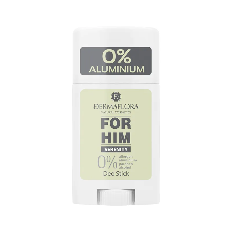 Deodorant stick pentru barbati 0% aluminiu Serenity, 50ml, Dermaflora — preț și oferte