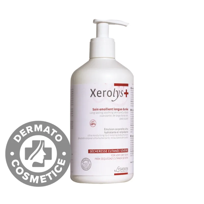 Emulsie pentru piele uscată Xerolys +, 500ml, Lab Lysaskin — preț și oferte