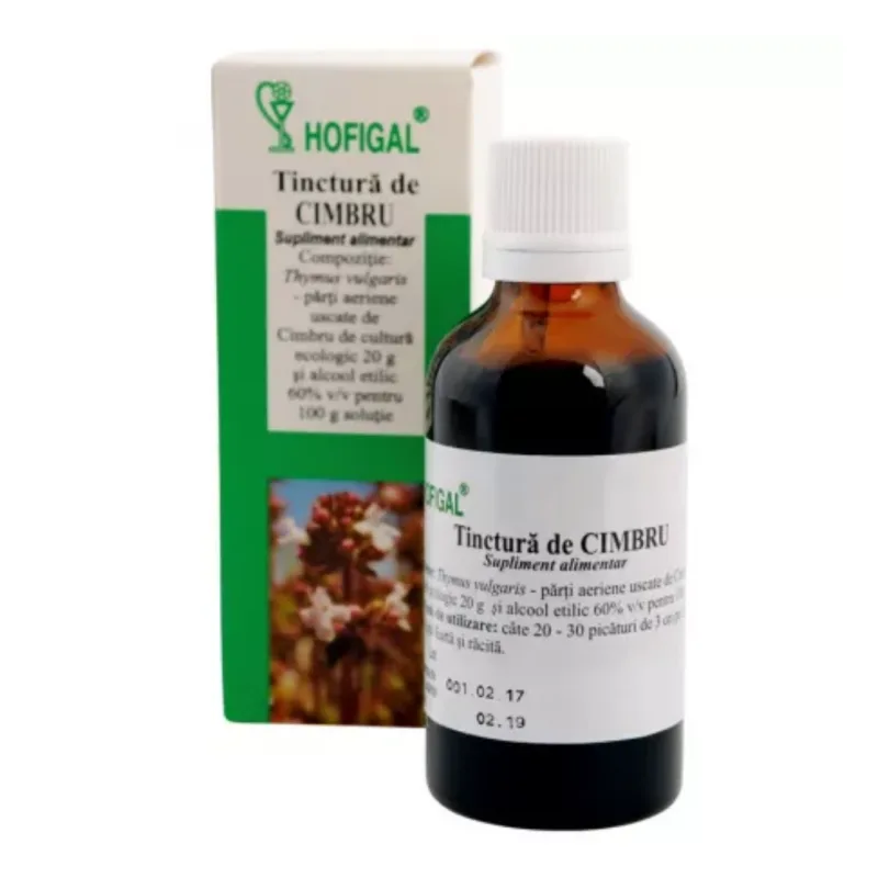 Tinctura de Cimbru, 50 ml, Hofigal — preț și oferte