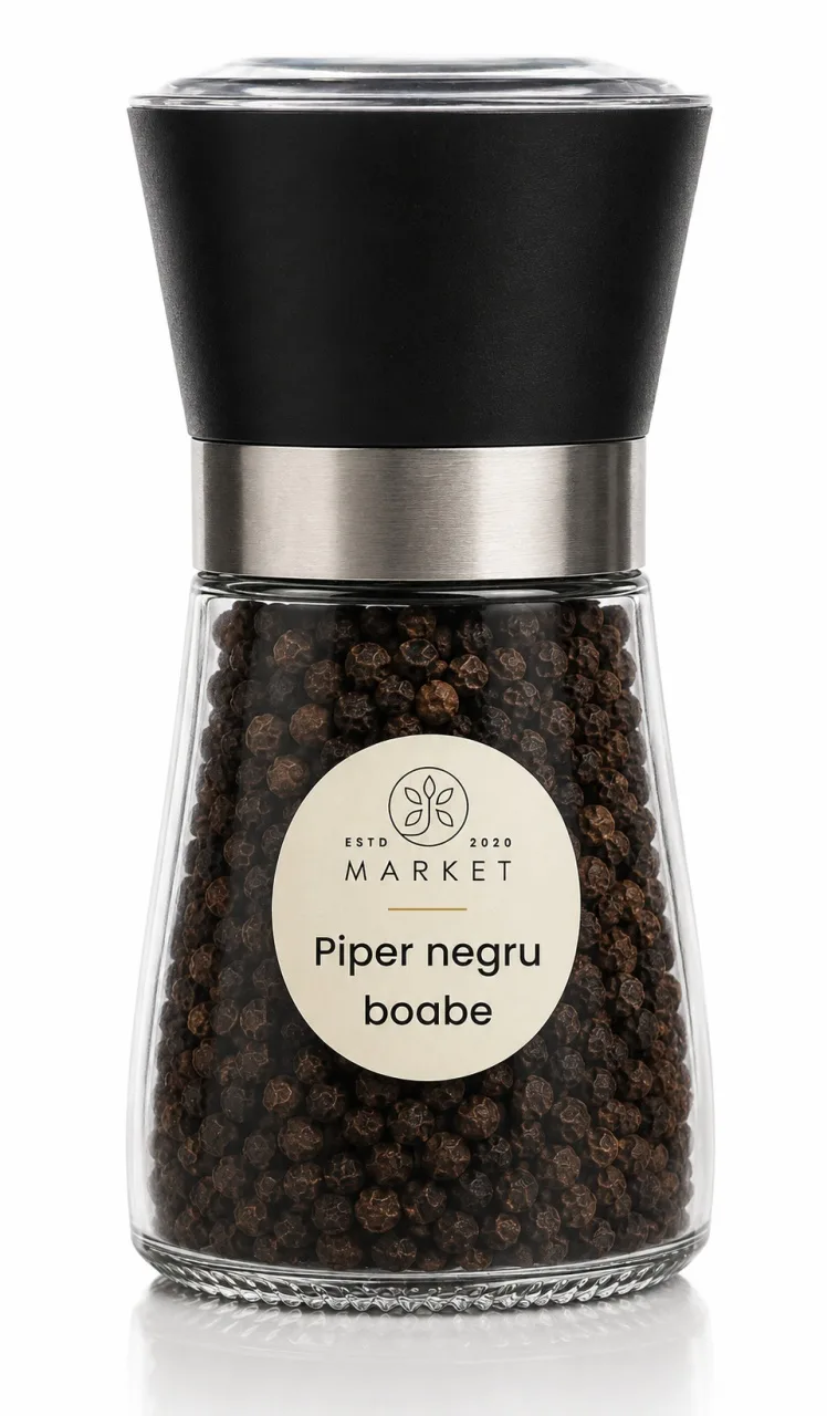 Piper Negru Boabe pentru Râșniță, 90 g, Bio-Market — preț și oferte