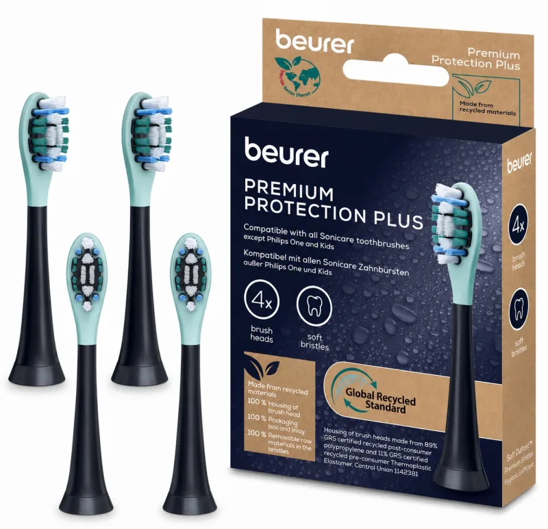Rezerve Perie de Dinți Electrică Premium Protection Plus, 4 Bucăți, Beurer — preț și oferte