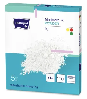 Medisorb R Pudră Pansament Resorbabil 1 g, 5 Bucăți, Matopat