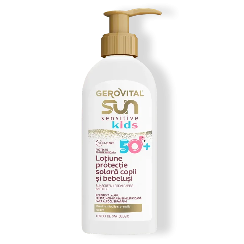Gsun sensitive-lotiune protectie solara  SPF50+  200ml fl. Farmec — preț și oferte