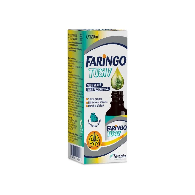 Faringo TUSIV sirop, 120ml TERAPIA SA — preț și oferte