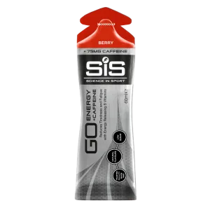 Gel energizant cu fructe rosii Go Energy Caffeine, 60ml, SiS