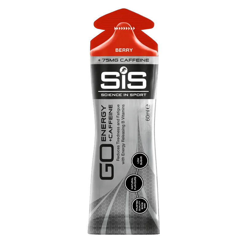 Gel energizant cu fructe rosii Go Energy Caffeine, 60ml, SiS — preț și oferte