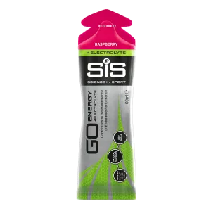 Gel energizant cu zmeura Go Energy Electrolyte, 60ml, SiS