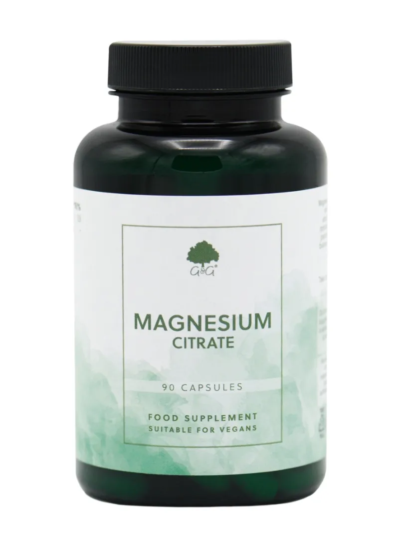 Citrat de Magneziu 125mg, 90 capsule, G&G — preț și oferte