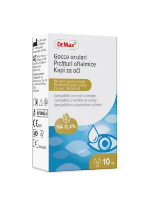 Dr. Max Picaturi oftalmice 0.4% HA, 10ml