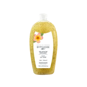 Gel de dus exfoliant cu Flori de Tiare, 750ml, Byphasse