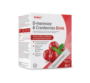 Dr.Max Bautura Cranberries & D-Mannose, 30 plicuri
