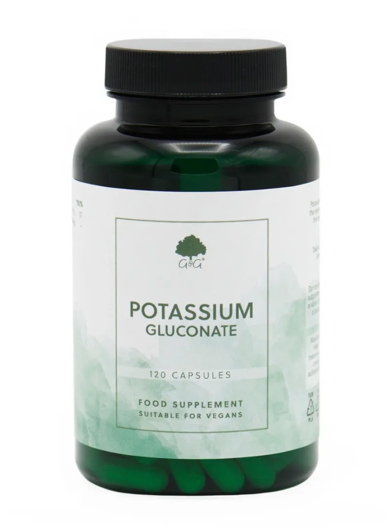 Gluconat de Potasiu 500mg,120 capsule, G&G — preț și oferte