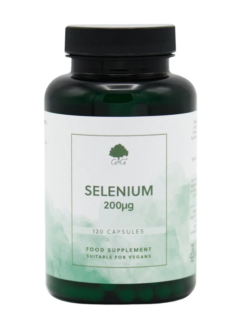 Seleniu 200µg, 120 capsule, G&G — preț și oferte