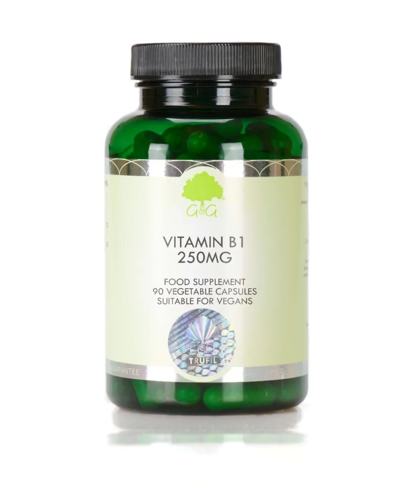 Vitamina B1 Tiamina 250mg, 90 capsule, G&G — preț și oferte