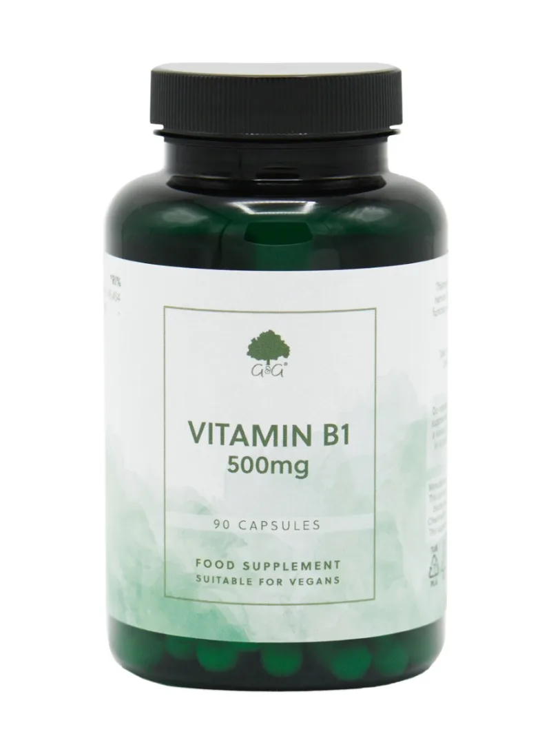 Vitamina B1 Tiamina 500mg, 90 capsule, G&G — preț și oferte
