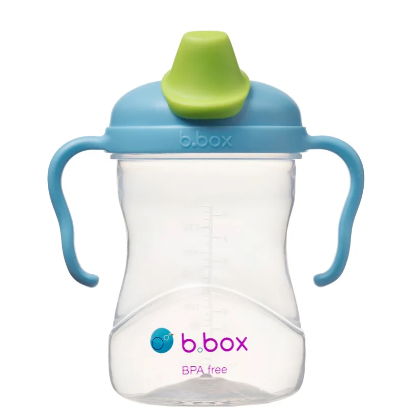 Cana de tranzitie cu cioc Albastra/Verde pentru +4 luni, 240ml, Bbox — preț și oferte