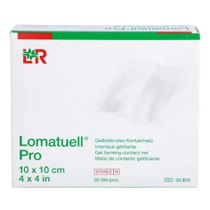Comprese sterile cu parafina, 10*10cm, 10 bucati, Lomatuell H