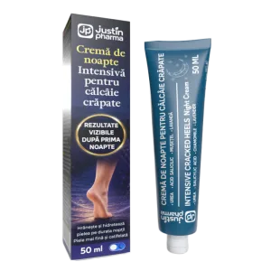 Crema de noapte pentru calcaie crapate 50ml, Justin Pharma
