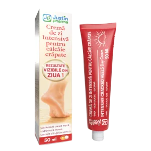 Crema de zi intensiva pentru calcaie crapate 50ml, Justin Pharma